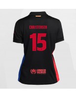 Barcelona Andreas Christensen #15 Vieraspaita Naisten 2024-25 Lyhythihainen